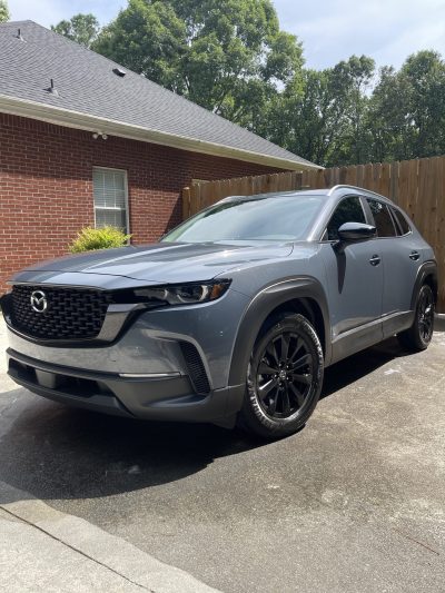 2023 Mazda CX-50 came in for a Interior/Exterior detail along with a layer of our Ceramic Sealant